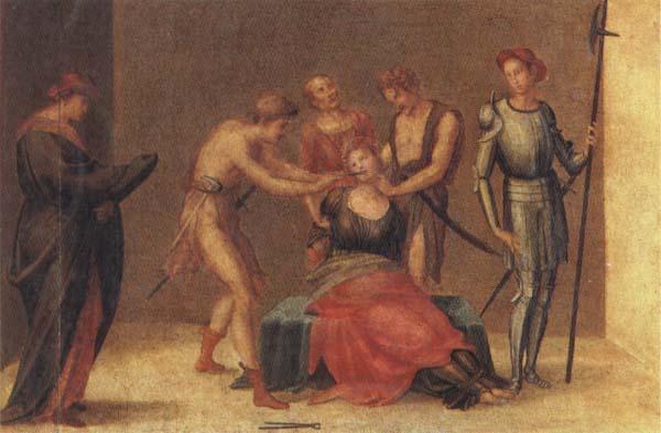 Francesco Granacci The Martyrdom of St.Apollonia